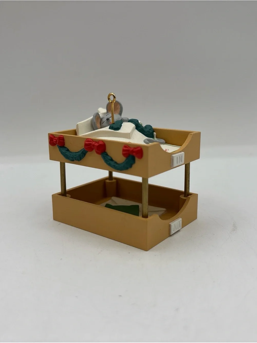 Hallmark Keepsake Ornament Dated 1995 Vintage Important Memo Handcrafted